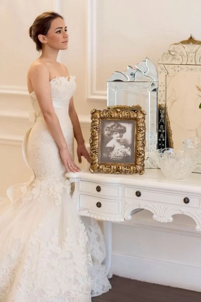 New Attractive Sweetheart Backless Zipper Bridal Gown Sleeveless Off The Shoulder Wedding Dress 
