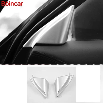 

Bbincar Interior Decoration Accessories For Mazda CX-5 CX5 2017 2018 ABS Chrome Carbon Fiber A Pillars Trigangle Cover Trim 2pcs