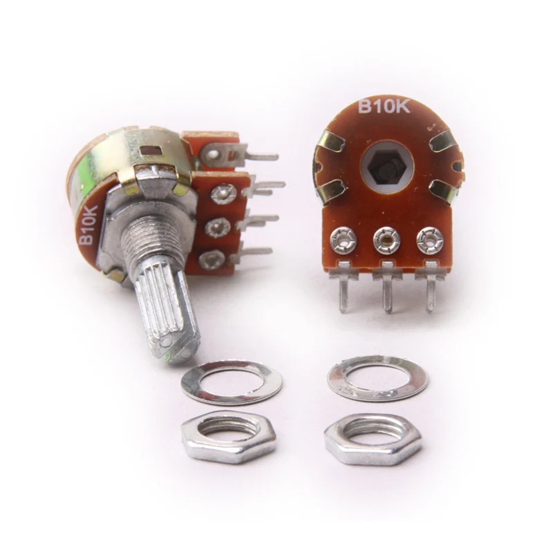 Glyduino WH148 B10K 20K 50K 100K двойное соединение 6 8 контактов линейный потенциометр горшок