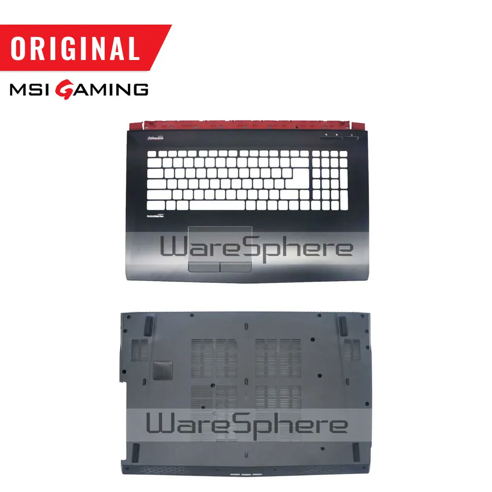 Для MSI GE72 lcd передняя рамка 307791B214/задняя крышка Крышка 307791A212Y31/нижний чехол 307791D2A6TA2/Упор для рук - Цвет: Palmrest and Base