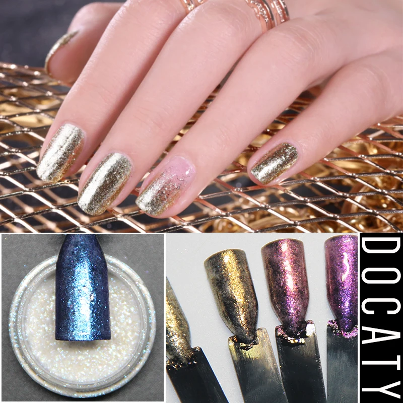 Docaty Nail Glitter 8 Colors 1 Box Colorful Mirror Gloss Gel Polish Powder Rubbing for Nails Design Chrome Decoration Pigment
Docaty Nail Glitter 8 Colors 1 Box Colorful Mirror Gloss Gel Polish Powder Rubbing for Nails Design Chrome Decoration Pigment