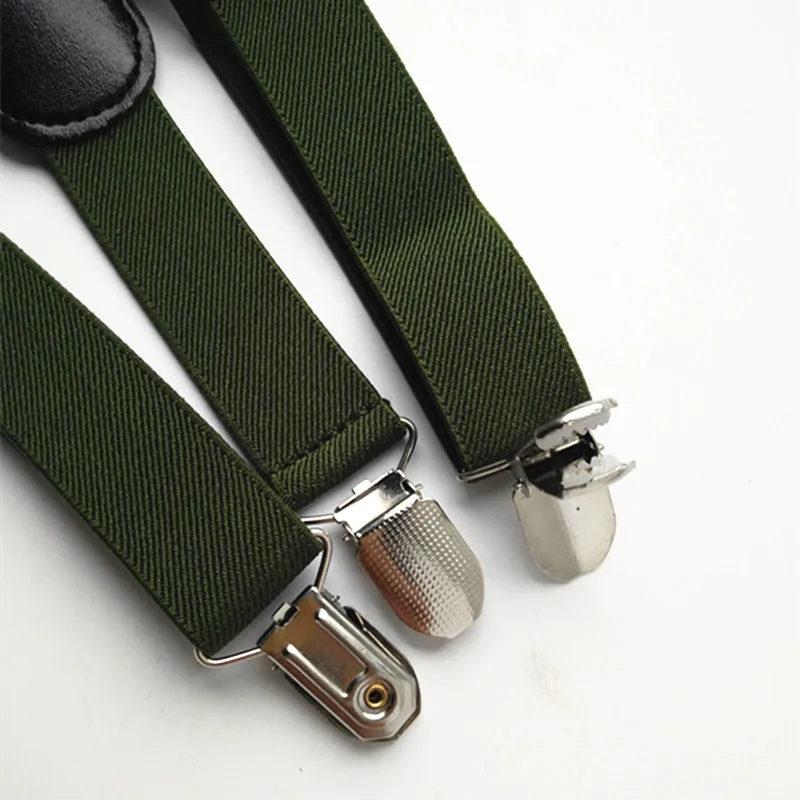 BD003 Fashion Unisex Baby Suspenders 3 Clips On Adult Suspender Y Back Kids Bracs