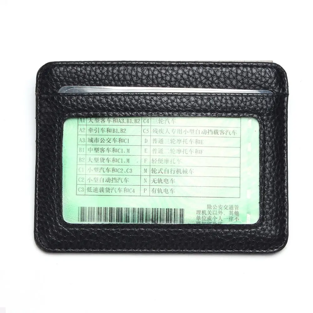 

Vintage Slim Men's Wallet PU Leather Coin Purse ID Credit Bank Name Business Card Holder Case Male Clutch Pocket Money Bag Clips