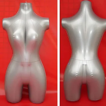 

Free Shipping!! New Inflatable Upper Mannequin Half Body Female Mannequin On Sale