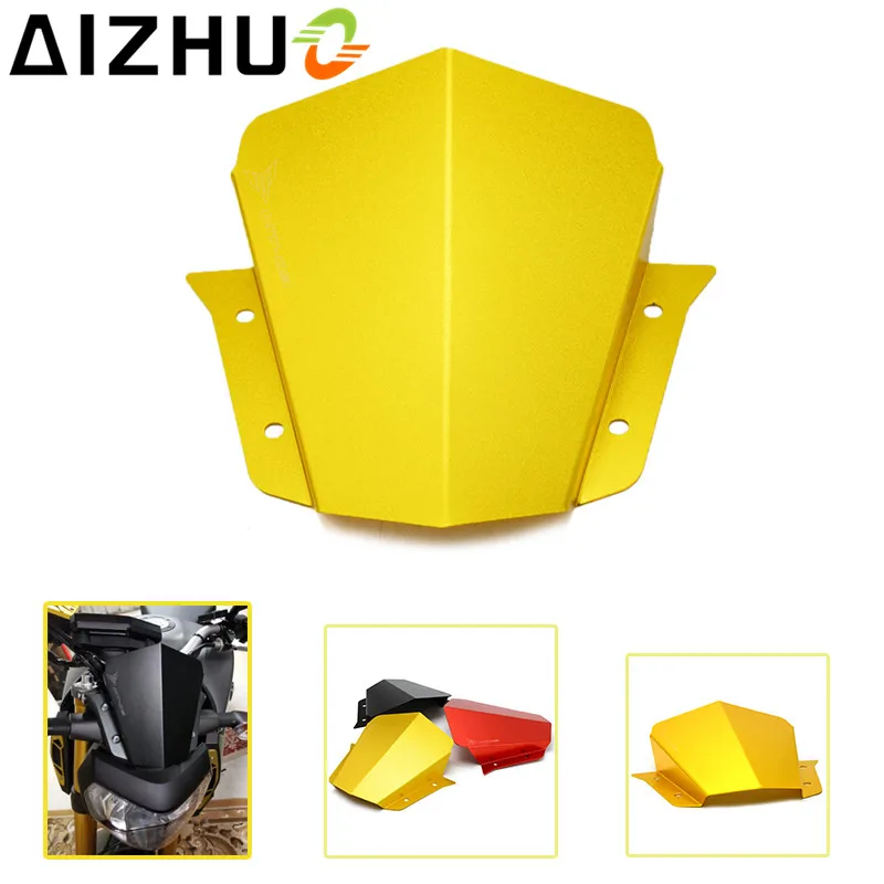 For Yamaha MT-09 FZ-09 Front Windshield Windscreen Motorcycle CNC Aluminum 1 PIC MT09 MT 09 FZ09 FZ 09 Windshield