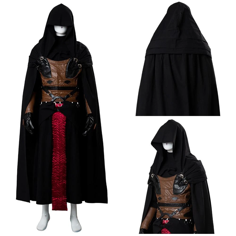 Star Wars Darth Revan Traje De Cosplay Para Hombre Conjunto Star Wars Darth Revan Traje De Cosplay Para Hombre Conjunto