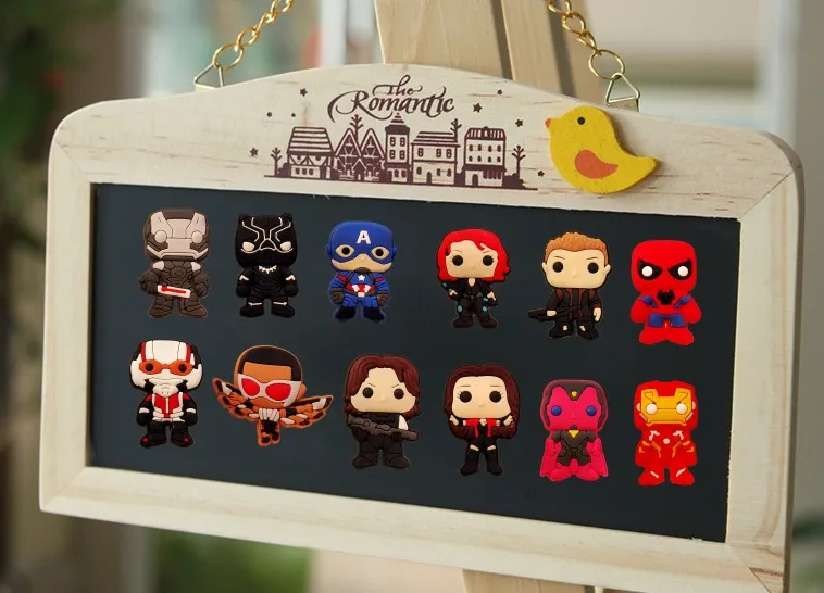 

1Pcs Marvel's the Avengers Figure Blackboard Magnets Fridge Magnets Stationery Sticker DIY Decorative Stickers Kids Party Gifts
