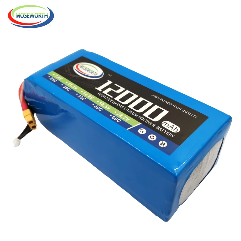 Радиоуправляемый самолет LiPo аккумулятор 22,2 V 12000mAh 25C 6S для радиоуправляемый самолет, Квадрокоптер автомобиль Лодка вертолет 6S RC батареи LiPo 22,2 V