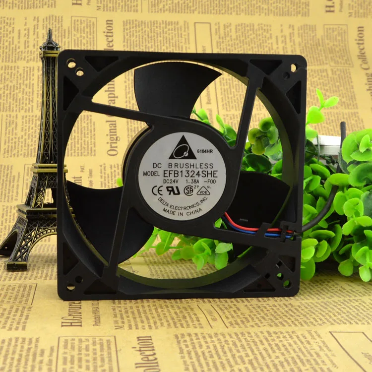 Free shipping EFB1324SHE 24V 1.38A 127*127*38MM large air volume axial fan | Компьютеры и офис