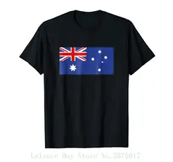 Австралийский флаг футболка новые мужские сезон: весна–лето платье короткий рукав Повседневное