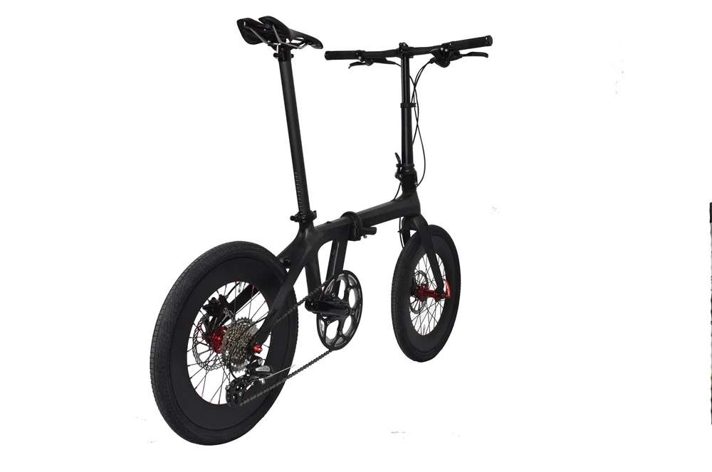 20in полный карбоновый складной велосипед Shiman0 дисковая рама коленчатый набор вилка колесная покрышка матовый UD