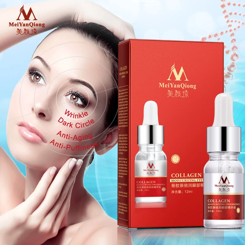 Vera + Colágeno Soro do Enrugamento para o Creme Anti-envelhecimento dos Produtos dos Cuidados com a Pele da Cara Pces Peptides Rejuvenescimento Anti 10 32 10 pces vera + colágeno peptides rejuvenescimento