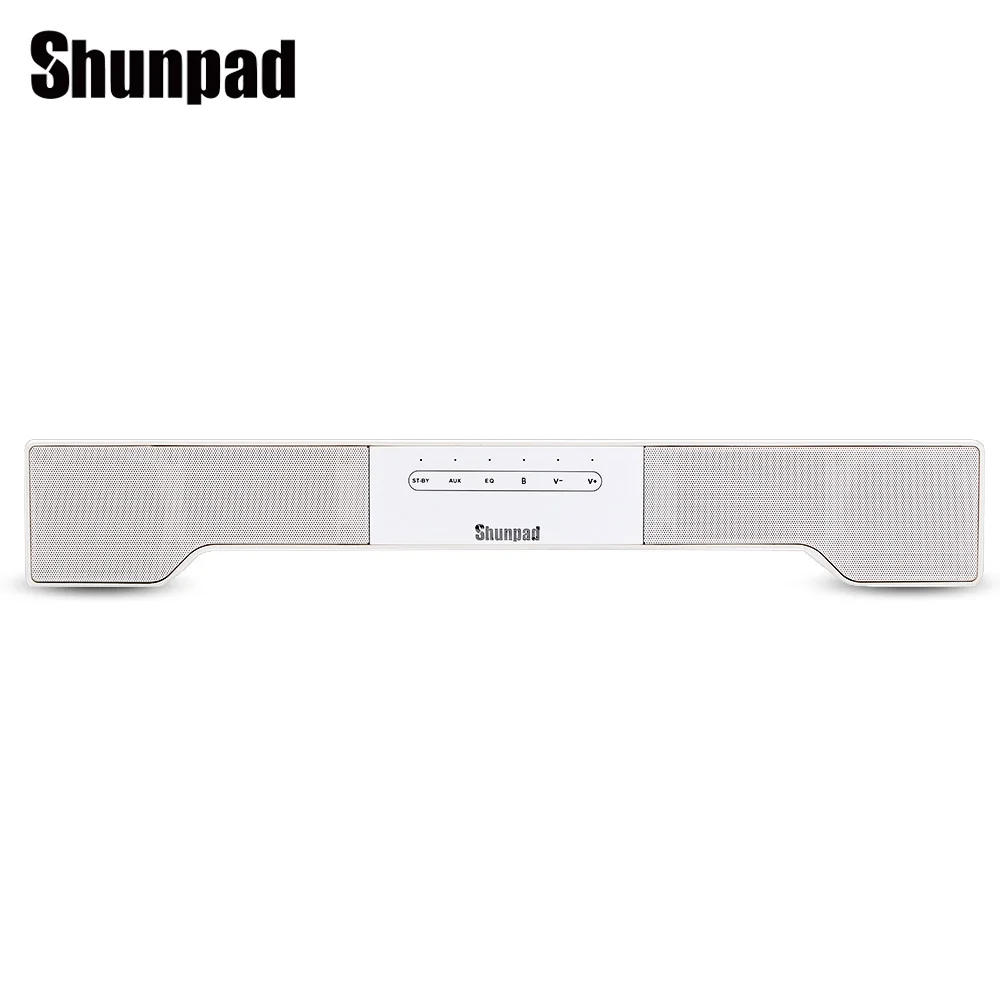 

Shunpad P5MIC Desktop Mini Wireless Bluetooth Soundbar Speaker Sound Flexibly Placing Sensory Touch Control Desktop Subwoofer