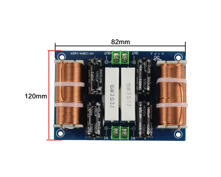 400 w puro subwoofer crossover placa de
