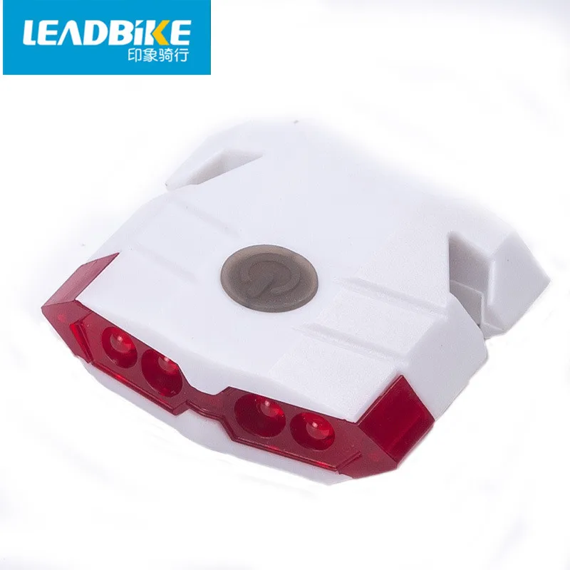 Discount Leadbike Bicycle Rear Light 4 LED USB Rechargeable MTB Road Bike Taillights Cycling Light Night Safe Warning Bicycle Accessories 1