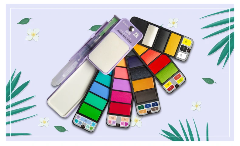 18253342 cores conjunto de aquarela sólida redemoinho
