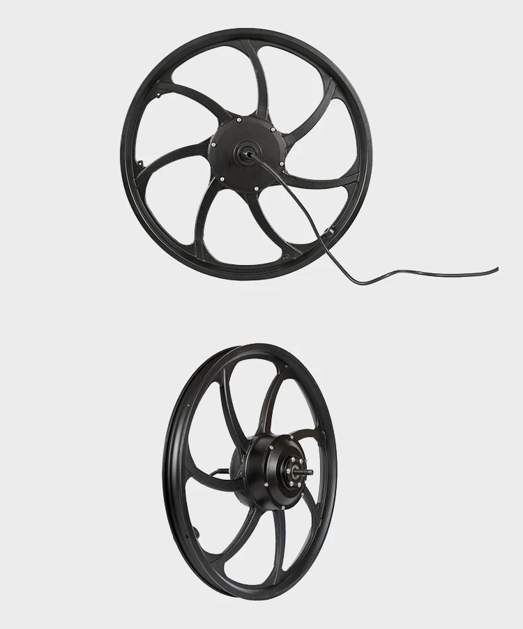 Discount New One Wheel Design Front& Rear Hub Motor Kit 20" Rear Drive Electric Scooter Kit Electric Folding Bike Kit 0