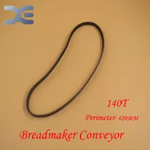 Kitchen Appliance Parts Bread Maker Parts 140T Perimeter 420mm Breadmaker Conveyor Belts Free Shipping