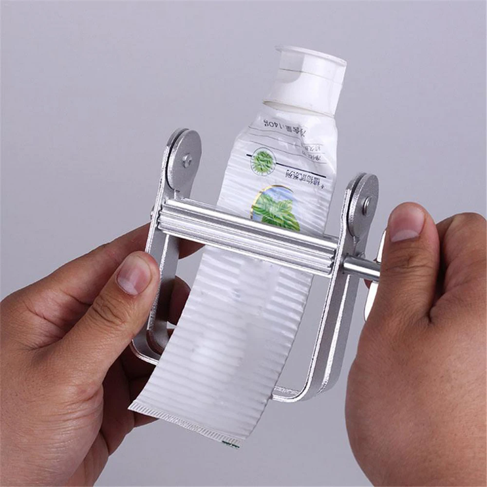 

1Pc Creative Toothpaste Squeezer Toothpaste Dispenser Aluminum Tooth Paste Squeezer Tool Home Bathroom Accessories