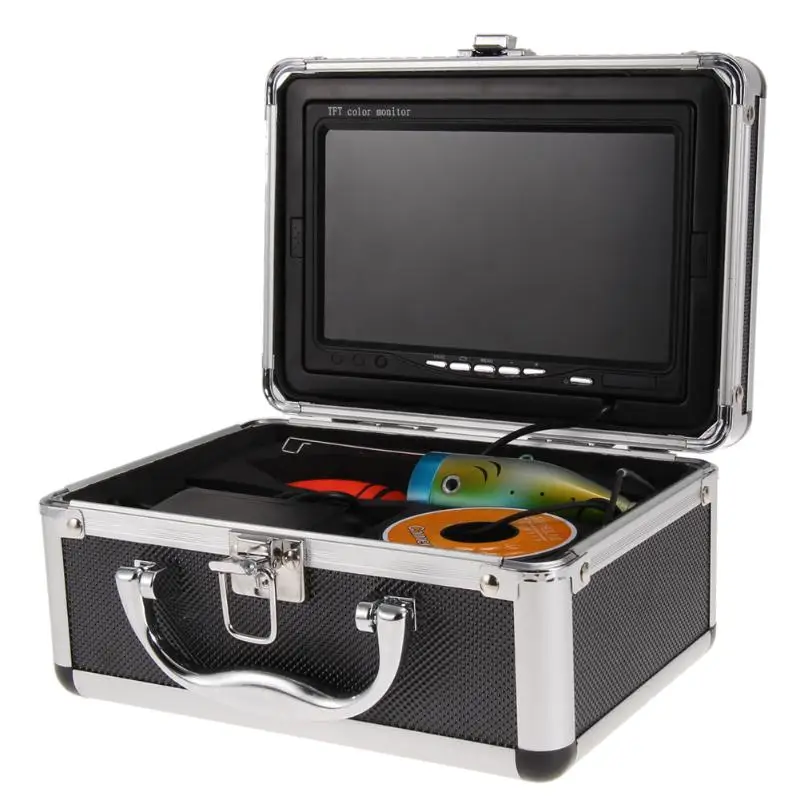 

7*Color 30M 1000TVL HD CAM Professional Fish Finder Underwater Video Camera System LCD Fishing Camera Kit Fish Finder Monitor