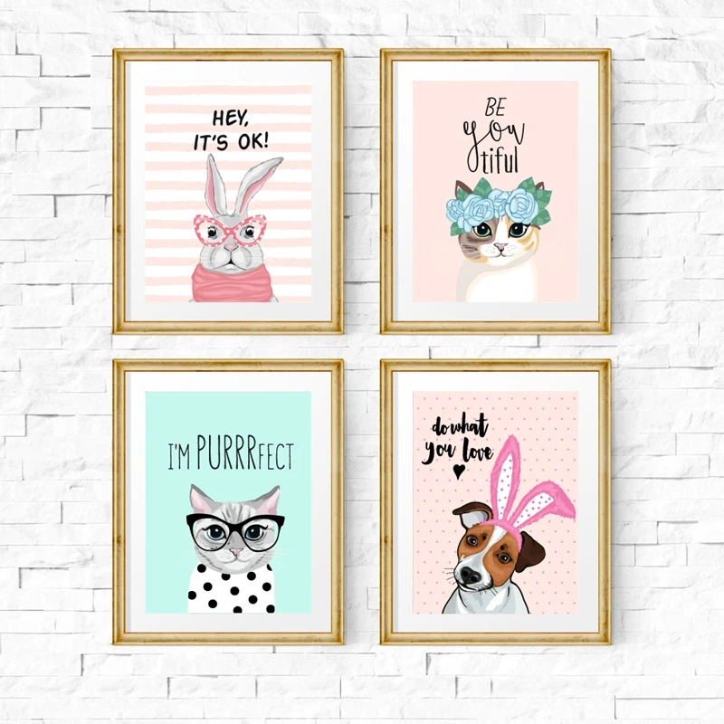animals posters prints nursery decor
