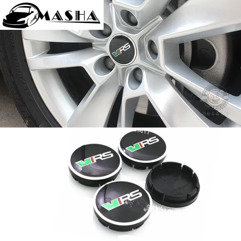 4pc 56mm Car Wheel Center Hubs Badge Caps Cover OZ Racing For Skoda