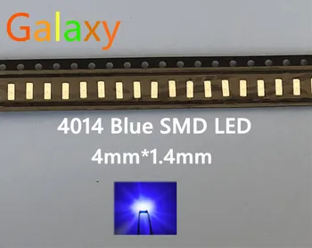 

Hight quality blue 0.2w chip led 4014 smd led 460-475nm blue 4.0*1.4mm Chip light emitting diode(CE&Rosh) 200PCS