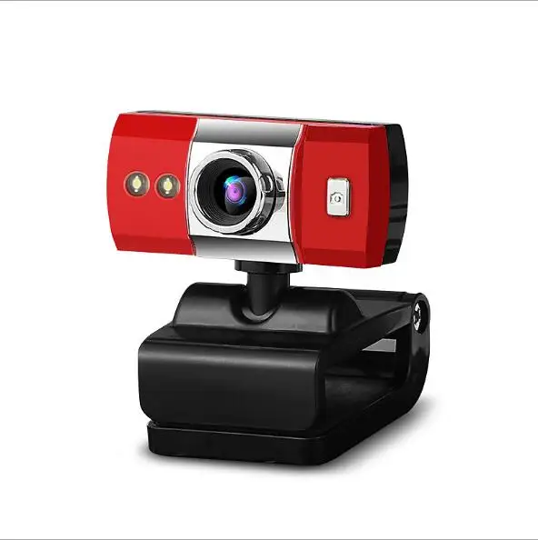 Цифровая камера HD PC 80 MP Камера встроенный звукопоглощающие микрофон 1,4 м USB2.0 кабель 1/5 дюймовая cmos-матрица компьютерной периферии - Color: Red