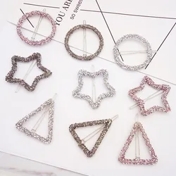 1pcs Fashion Crystal Geometric Hair Clips Star Triangle Hair Clips for women Round Women Hair Clips Hair Styling Accessories 1pcs Fashion Crystal Geometric Hair Clips Star Triangle Hair Clips for women Round Women Hair Clips Hair Styling Accessories