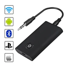 Автомобиль 2 в 1 3.5 мм Bluetooth 4.1 аудио приемник передатчик беспроводной аудио Музыка 3.5 мм Aux автомобиля Наборы для MP3 плеер ТВ наушников