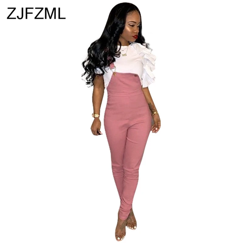 Plus Size Sexy Jumpsuits For Women 2018 Spaghetti Strap