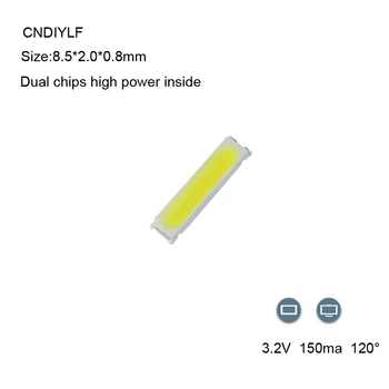 

Fast Delivery TV Backlight LED 8520 3V 150ma Cool White 120 Degree With Protection Device Special Of LED Backlight TV