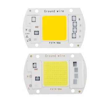 

Smart IC High Power LED Matrix For Projectors 15W 20W 30W 50W AC 220V DIY Flood Light COB LED Diode Spotlight Outdoor Chip Lamp