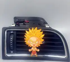 Аниме Прохладный мультфильм освежитель воздуха Духи Dragon Ball Z стиль для кондиционирования воздуха вентиляционное отверстие Супер Saiyan Goku Вегета - Название цвета: 1