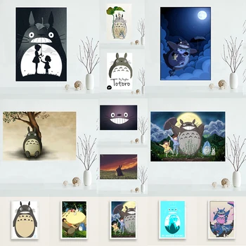 

Wall Art 5d Diy Diamond Handmade Totoro Hayao Miyazaki Painting Full Square Drill Embroidery Cross Stitch Picture Mosaic Gifts