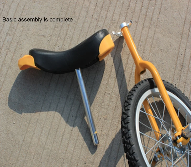 16/18/20/24inch Single wheel Bike Aluminum Rings Wheelbarrow Shoulder Wheel Single Wheel Bicycle one Wheeled bicycle