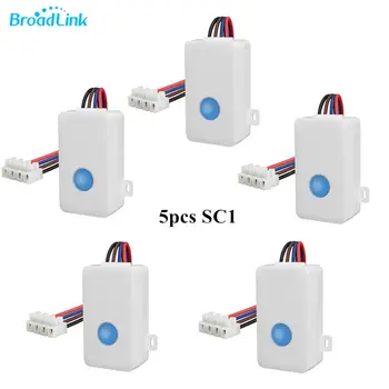 

5pcs Original Broadlink SC1 Home Automation Modules Smart DIY Switch WiFi APP Control Box Timing Wireless Remote Control 2500W