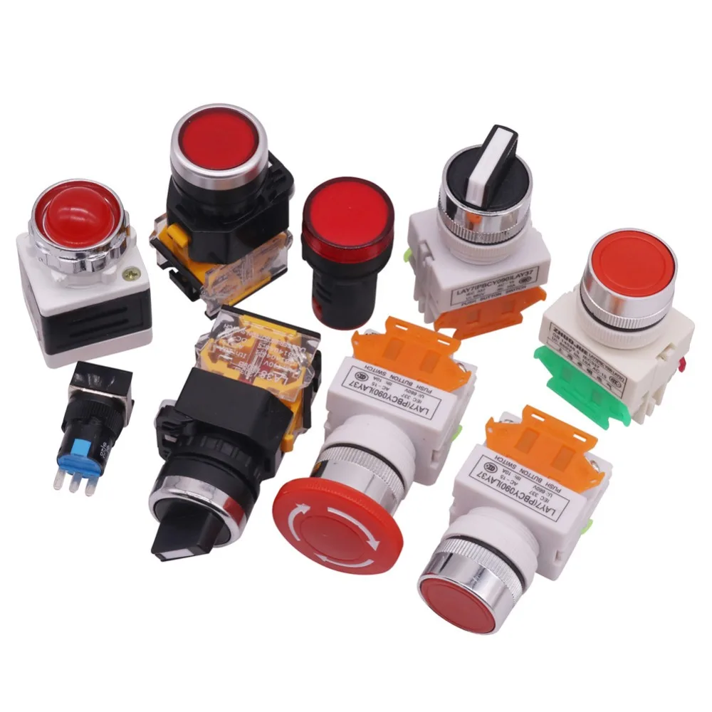 Electrical Switch 10 pcs Touch On/Off Switch Push Button Switch//Rocker