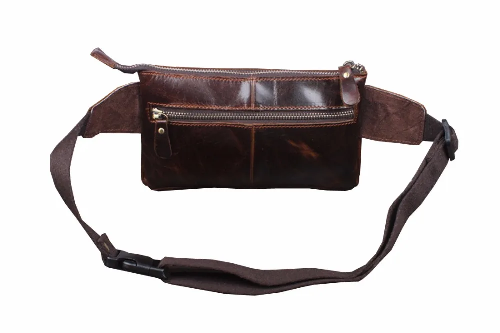 2018 Для мужчин масло воск натуральной воловьей кожи Винтаж путешествия