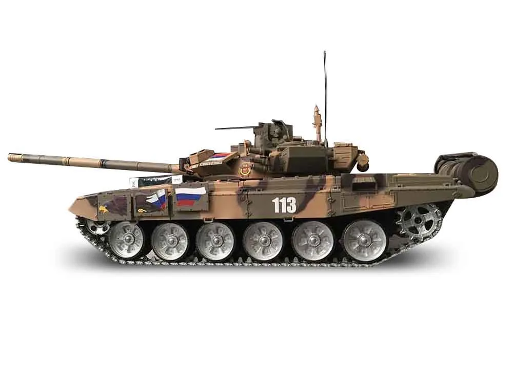 6,0 издание с инфракрасной боевой системой 1:16 T-90 русский основной боевой Радиоуправляемый Танк 3938-1 продвинутый для металлических дорожек и металлических колес