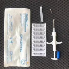 200 шт 2,12*12 мм FDX-B ISO11784/785 инжектор RFID Pet стеклянная бирка микрочип шприц для свиньи коровы крупного рогатого скота лошади собаки рыбы животного чип