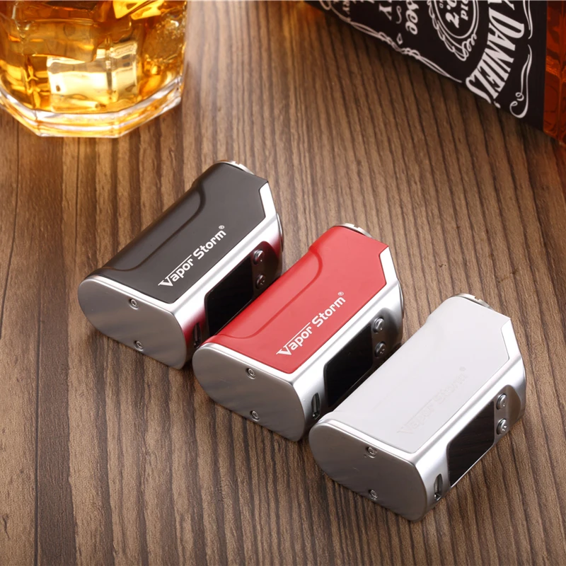 

100% original Vapor storm mini 50W mod TC Temperature Control 1200mah Vape Hookah vaporizer E-Cigarette Electronic Cigarette mod