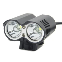 Ультра яркие красные/зеленые/2xcree XM-L U2 6000LM светодиодный передняя фара фонарь для велосипеда с лампой 18650 Батарея штук в упаковке