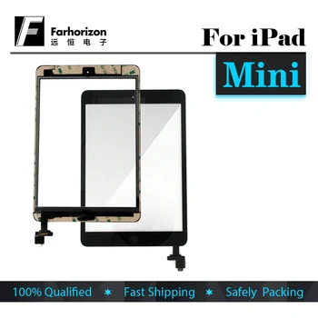

50 Pcs For Tablet Touch Screen Assembly Glass Replacement For iPad Mini Digitzer Touch Panel & Free Shipping