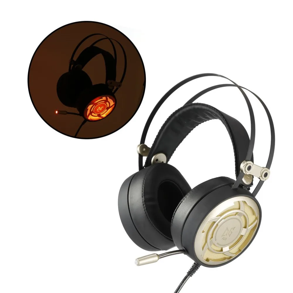 

RGB Light Wired Game Headset USB 7.1 Earphone Gaming Headphones with Microphone for PC computer Gamer High Quality Voice Control
