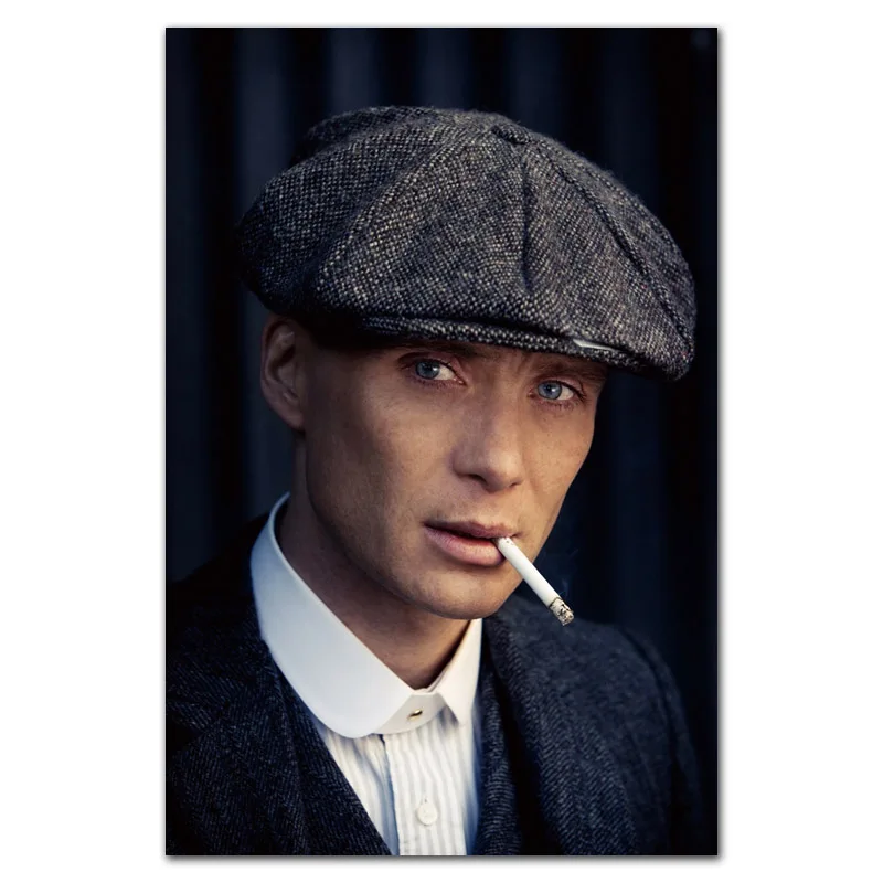 Постеры и принты Peaky Blinders фильм плакат стены искусства Настенный декор холст живопись для гостиной украшение дома - Цвет: Белый