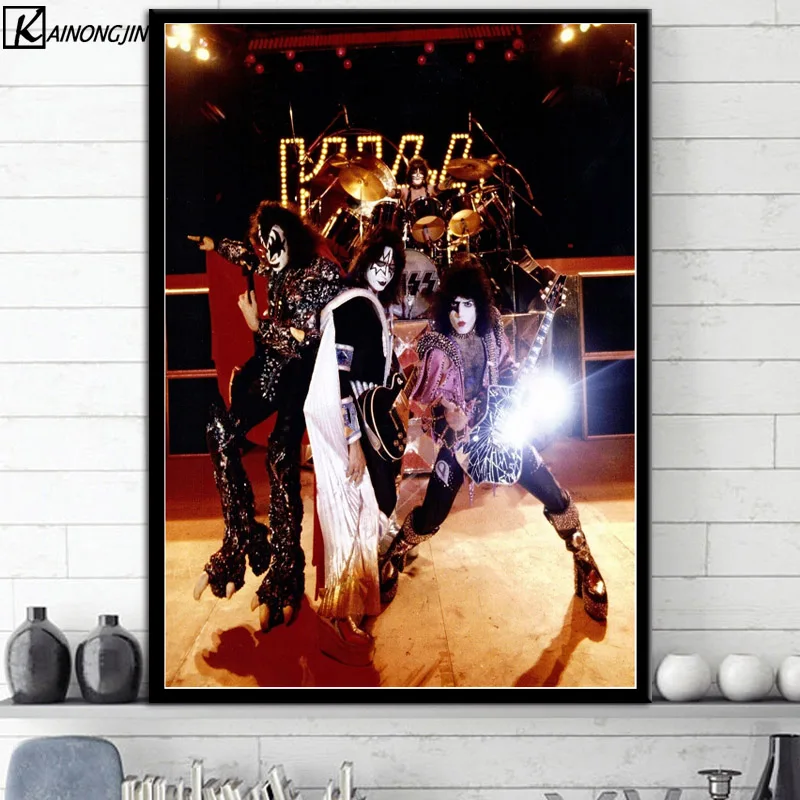 Постер Kiss Band плакаты и принты холст настенная живопись картина для гостиной