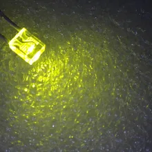 100 шт. 2x3x4 теплое белое светодиодное освещение светодиод супер яркий рассеянный прозрачный 1000-1200mcd