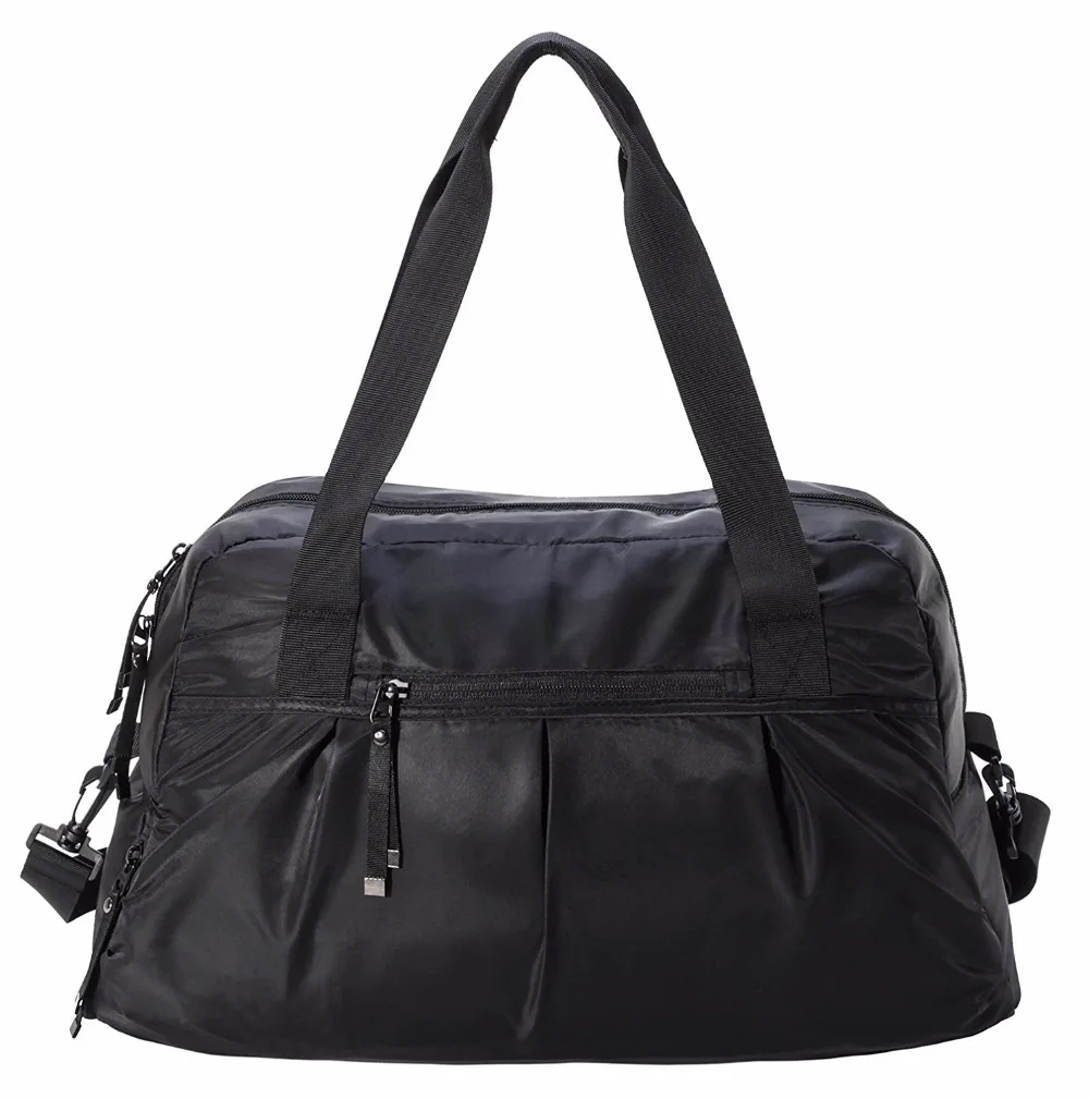 MIER 20 дюймов спортивная сумка с отделением для обуви дорожная сумка для женщин, черный