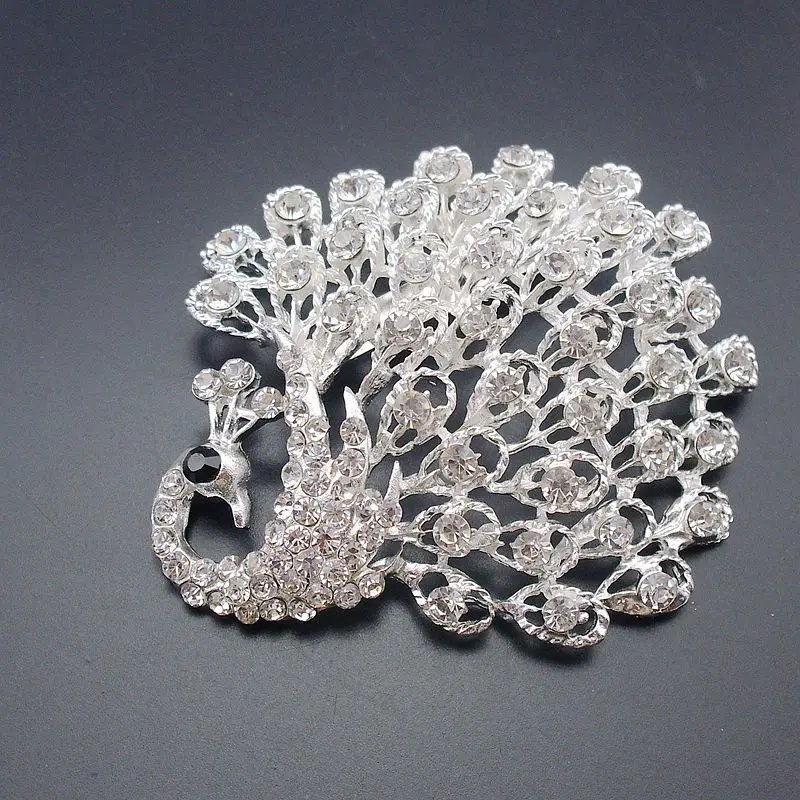 Женская большая брошь зажим для букетов и шарфов: BH7731|peacock brooches for women|brooches womenpeacock